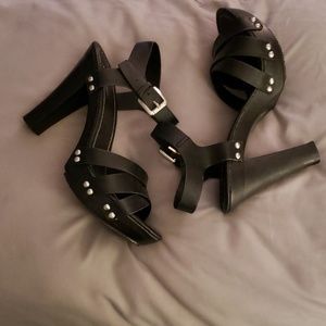 Black X-Appeal Black Heels